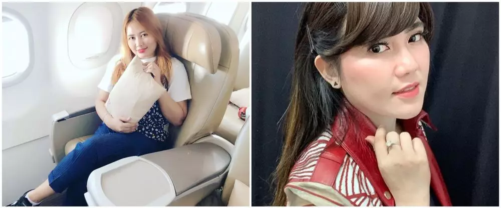 Beda gaya Via Vallen & Mella Rossa Instagram  Beda gaya Via Vallen & Mella Rossa Instagram