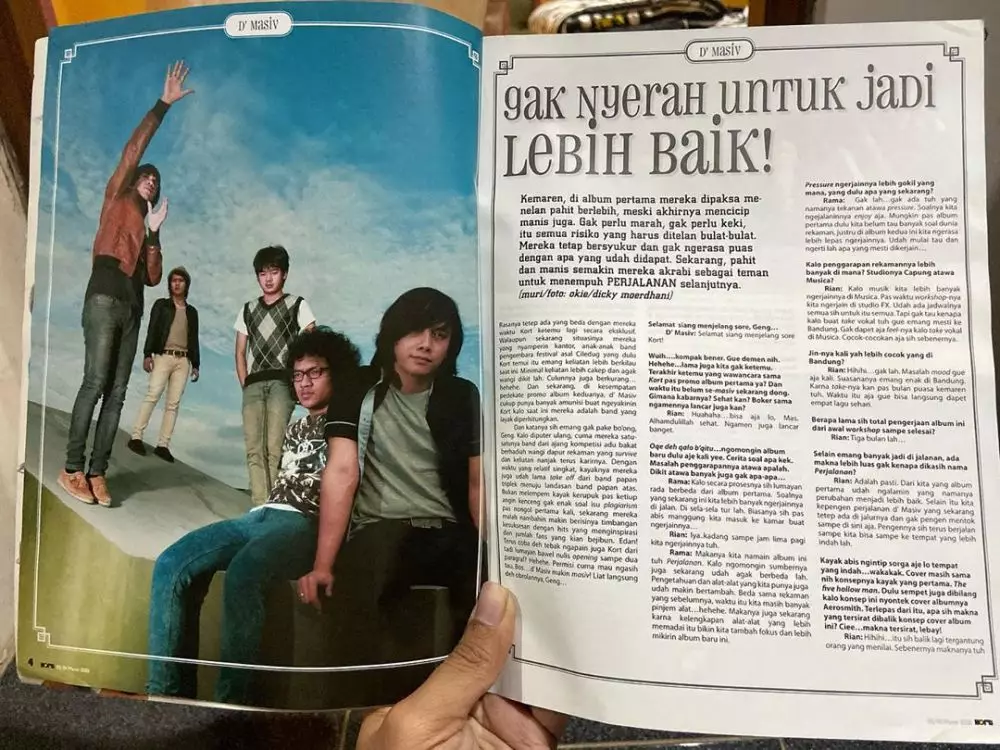 10 transformasi D'Masiv instagram