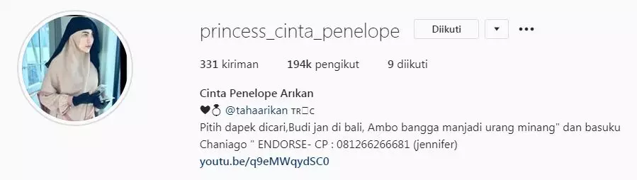 Pria bule calon suami Cinta Penelope Instagram 