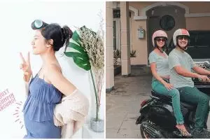Gaya unik 7 seleb pamer baby bump, Vanessa Angel curi perhatian