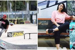8 Artis Indonesia yang hobi skateboard, ada Dinda Kirana