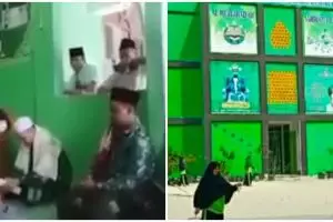 Viral ustaz di Pondok Pesantren Pekanbaru kena amukan wali murid