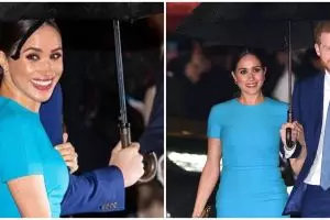 Hadiri acara kerajaan usai pensiun, gaya Meghan Markle jadi sorotan
