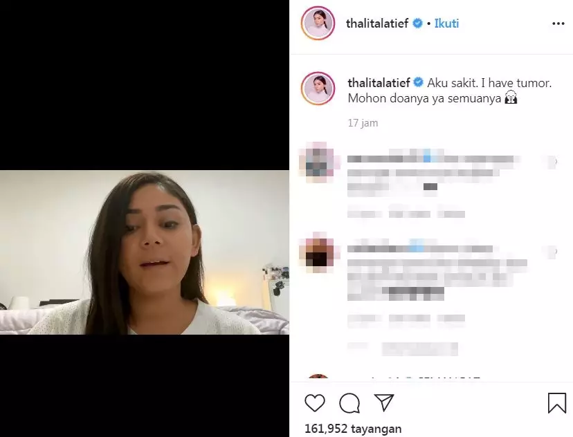 thalita latief tumor © 2020 brilio.net