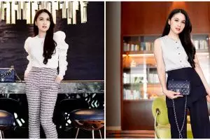 10 Potret studio pribadi Sandra Dewi untuk pemotretan IG, mewah