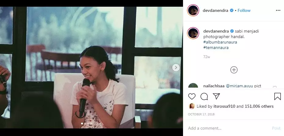 7 Momen kedekatan Naura & Devano Instagram