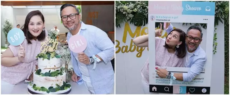 9 Momen baby shower anak ke-4 Mona Ratuliu, dapat surprise