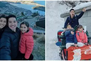 10 Momen Andrew White saat momong anak, papa idaman banget