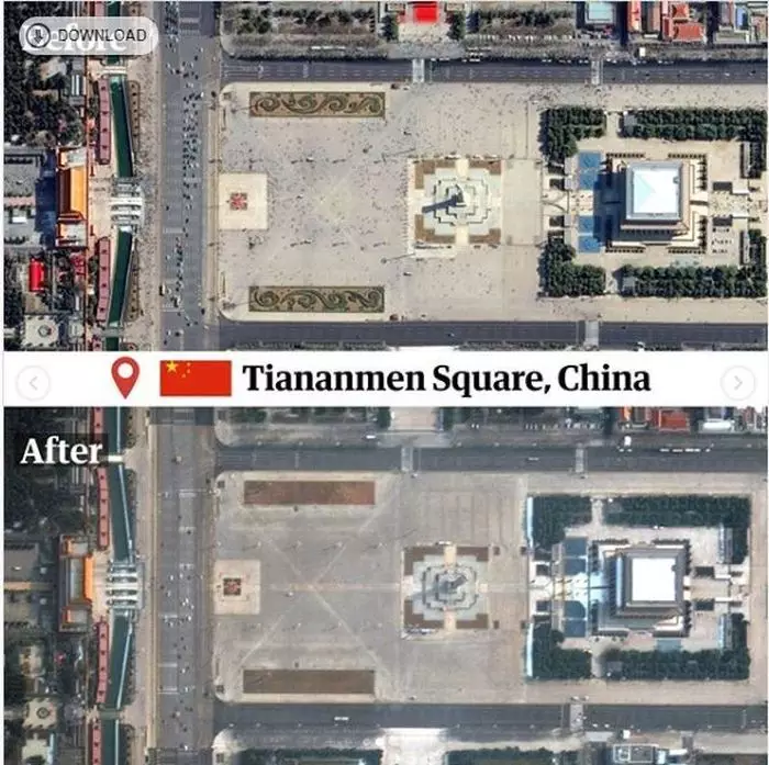 Potret 8 tempat ikonik dunia sebelum-sesudah terdampak Corona Guardian / Maxar Technologies