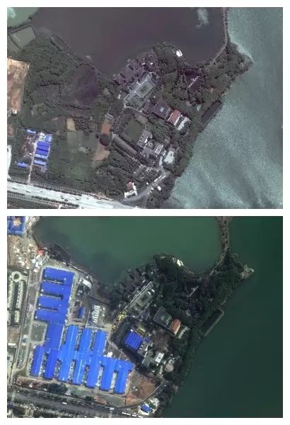 Potret 8 tempat ikonik dunia sebelum-sesudah terdampak Corona Guardian / Maxar Technologies