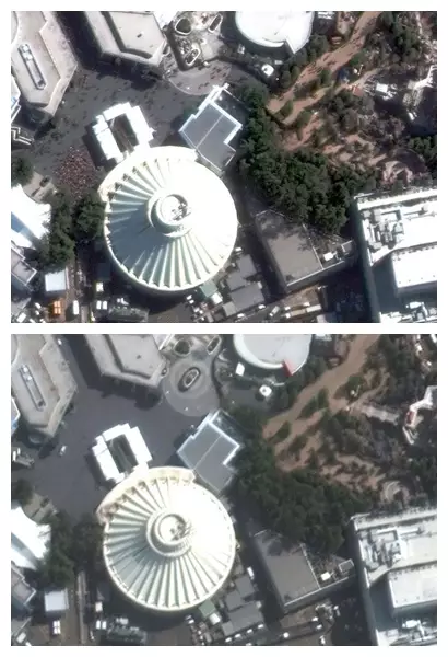 Potret 8 tempat ikonik dunia sebelum-sesudah terdampak Corona Guardian / Maxar Technologies