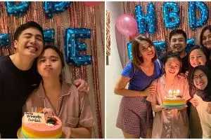 7 Potret kejutan ulang tahun ke-24 Gritte Agatha, so sweet!