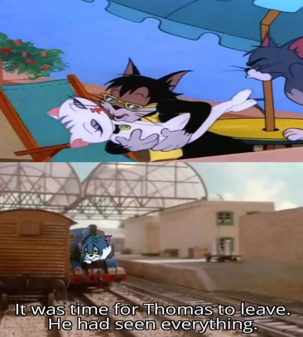 10 Meme lucu sadboy Tom si kucing ini menghibur kamu yang 'ambyar' Tom and Jerry Cheeseposting II / sejiwatinja
