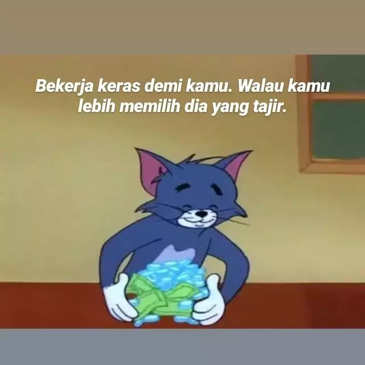 10 Meme lucu sadboy Tom si kucing ini menghibur kamu yang 'ambyar' Tom and Jerry Cheeseposting II / sejiwatinja