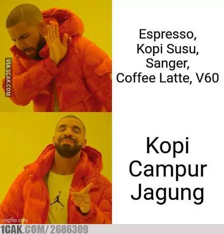 Meme Minum Kopi 1cak.com