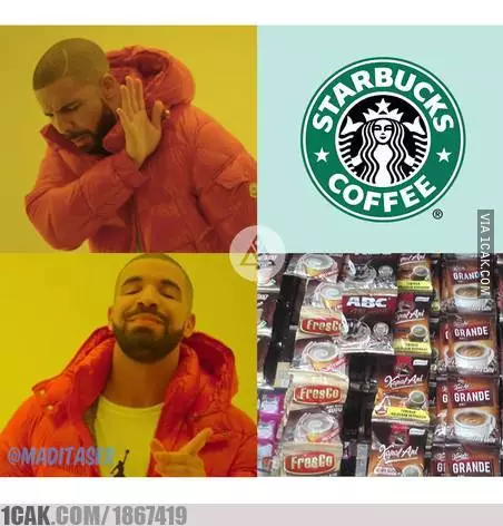Meme Minum Kopi 1cak.com