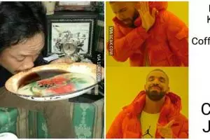 10 Meme minum kopi ini lucunya bikin senyum di kala senja