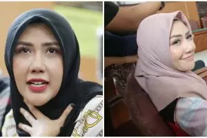 7 Potret Rey Utami berhijab di dalam tahanan, lebih religius