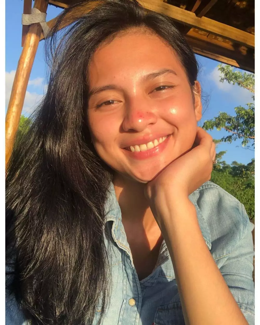 Potret muka bantal  © 2020 Instagram/@indahpermatas Potret muka bantal  © 2020 Instagram/@indahpermatas