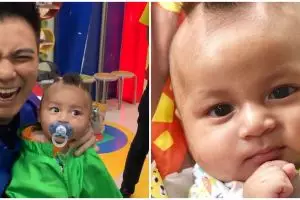 11 Potret anak Baim Wong rambut mohawk, bikin Paula nangis