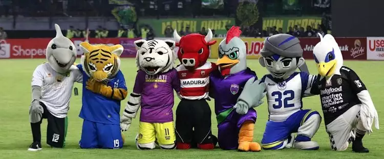 6 Aksi maskot Madura United pas main TikTok ini kocak abis