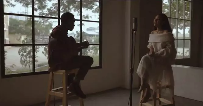 Nadin Amizah dress © 2020 brilio.net