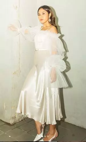Nadin Amizah dress © 2020 brilio.net