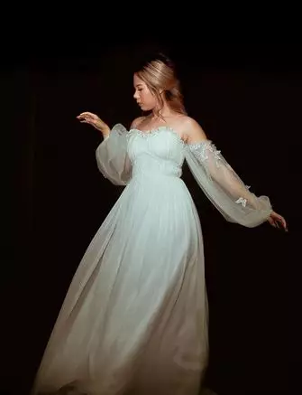 Nadin Amizah dress © 2020 brilio.net