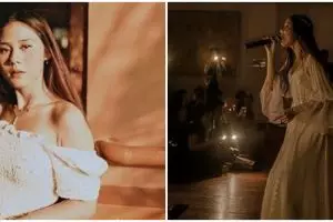 10 Gaya Nadin Amizah bergaun vintage, anggun pancarkan kecantikan