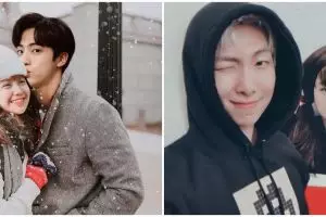 9 Potret Ghea Indrawari edit foto dengan member BTS, disebut halu