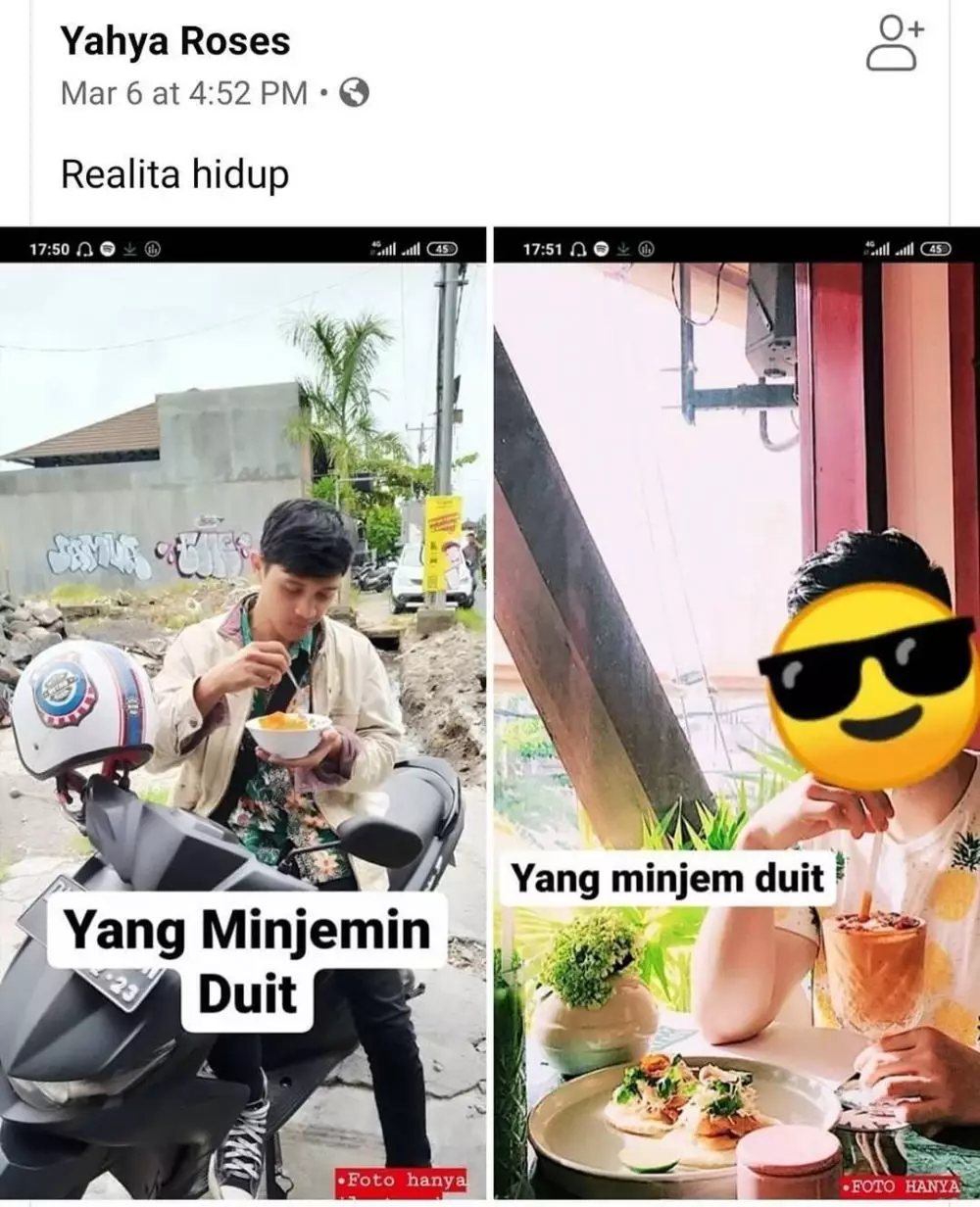 meme lucu realita kehidupan © 2020 instagram.com