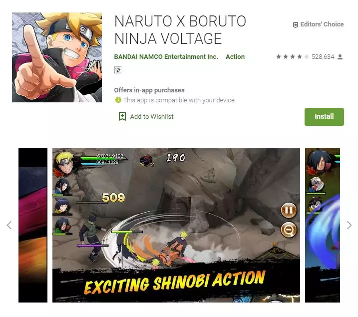 ini 7 game Naruto yang Berbagai sumber