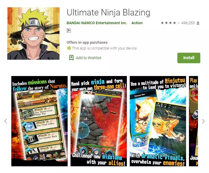 ini 7 game Naruto yang Berbagai sumber