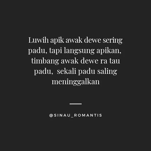 60 bucin Jawa romantis instagram 