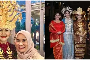8 Potret Bella Saphira pakai baju adat Batak, gayanya curi perhatian