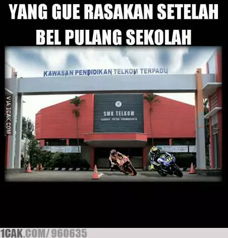 Meme lucu pulang sekolah 1cak
