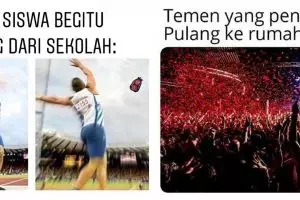 10 Meme lucu pulang sekolah ini bikin siswa tersenyum riang