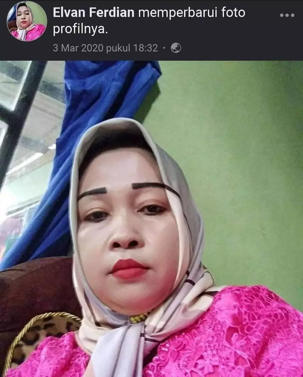 kamuflase lucu di foto selfie © 2020 instagram.com