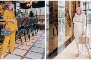 Hamil anak kedua, ini 8 gaya Melody Prima pamer baby bump