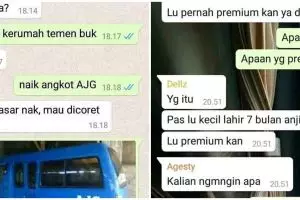 10 Chat WA lucu gagal paham ini bikin sakit perut nahan tawa
