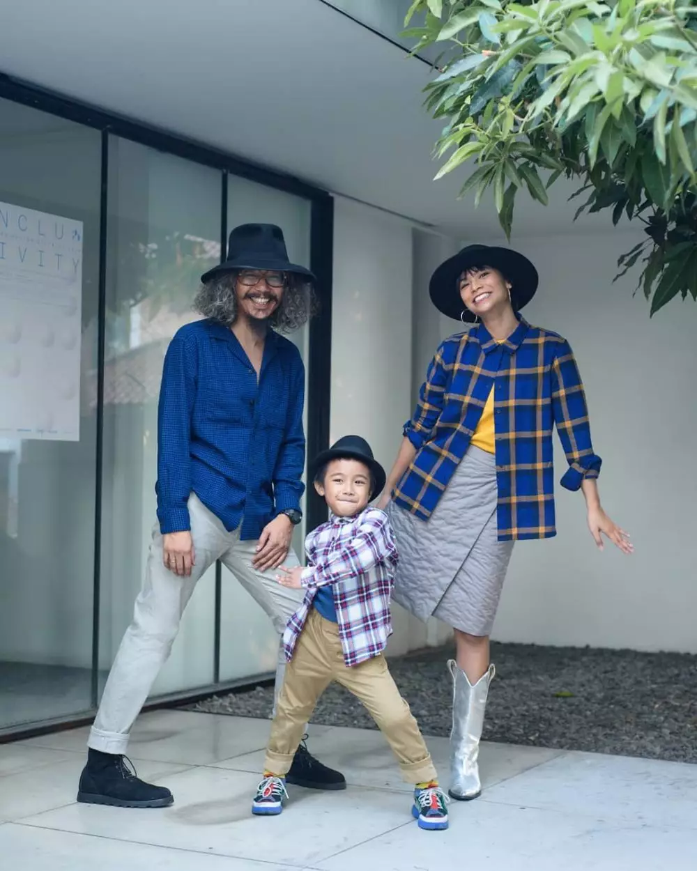 potret shaarefa danish yang selalu tampil nyentrik Instagram