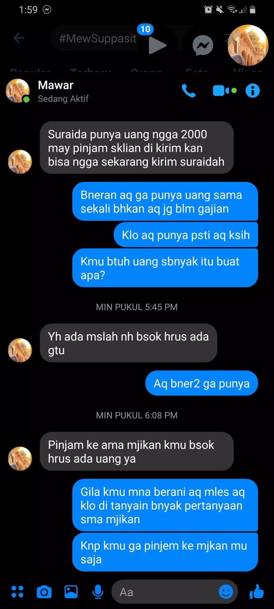 10 chat pinjam duit malah ngelunjak berbagai sumber 10 chat pinjam duit malah ngelunjak berbagai sumber