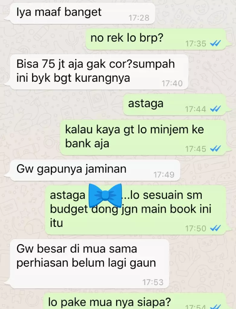 10 chat pinjam duit malah ngelunjak berbagai sumber 10 chat pinjam duit malah ngelunjak berbagai sumber