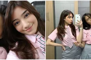 Main film Mariposa, ini 5 beda gaya Adhisty Zara & Dania Salsabila