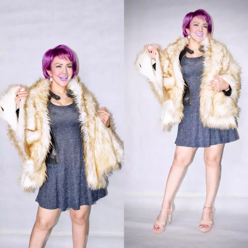 Potret rambut ungu Barbie Kumalasari Instagram  Potret rambut ungu Barbie Kumalasari Instagram