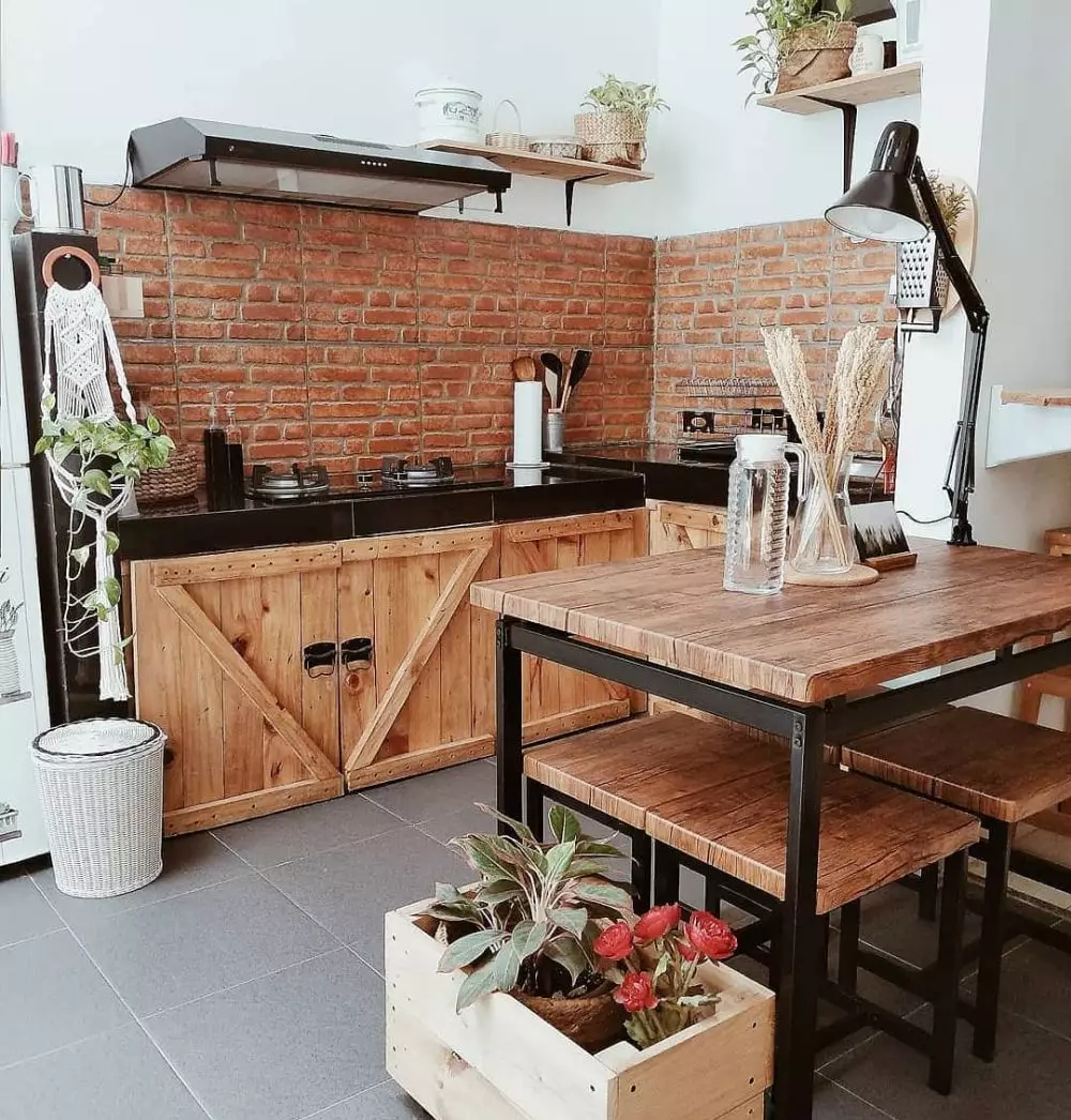 10 Inspirasi desain dapur minimalis, keren dan nggak makan tempat Instagram