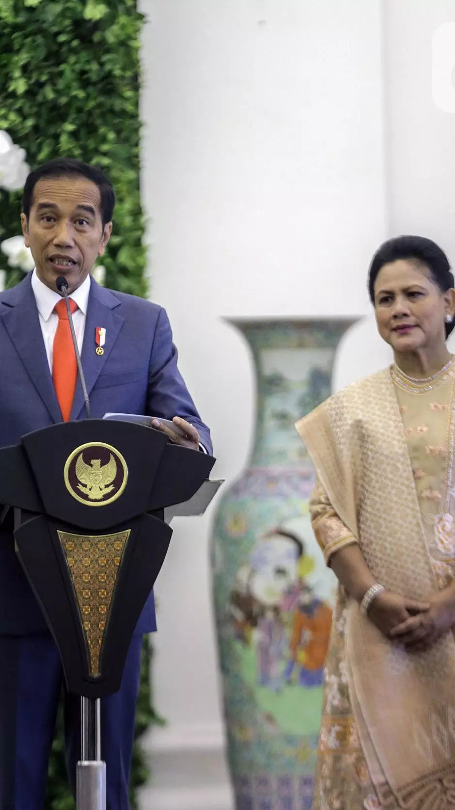 Presiden Jokowi-Iriana lalukan tes Corona, gimana hasilnya? © 2020 brilio.net