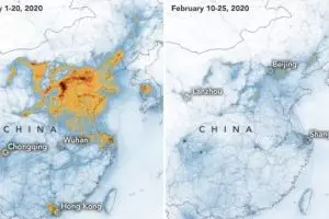 Potret sesudah dan sebelum lockdown di China & Italia, turunkan polusi