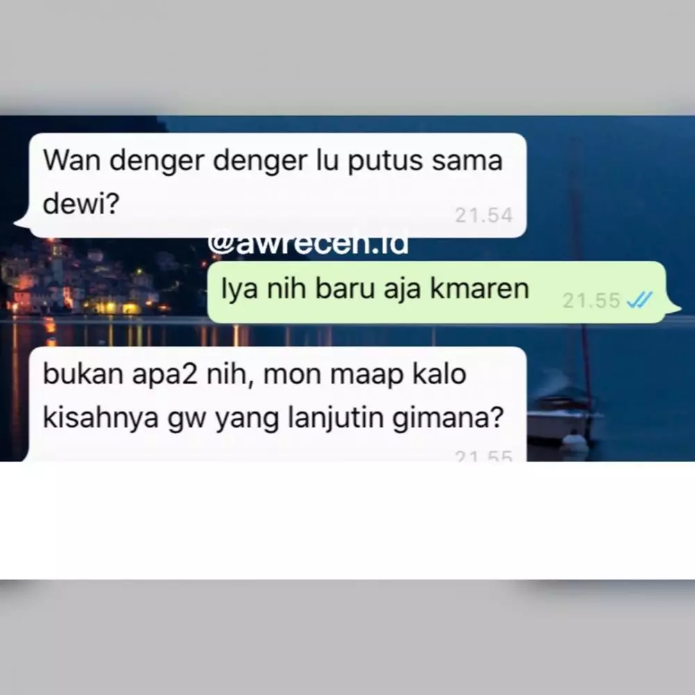 chat WA lucu bikin emosi teman © 2020 instagram.com chat WA lucu bikin emosi teman © 2020 instagram.com