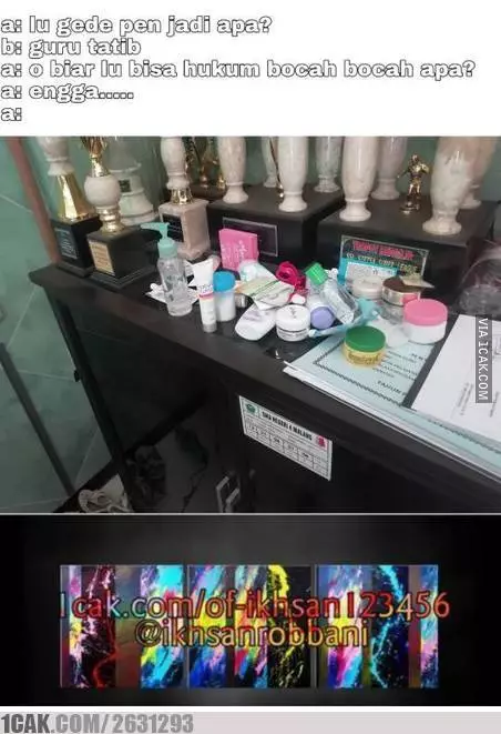 potret lucu The Power of Makeup © 2020 1cak.com